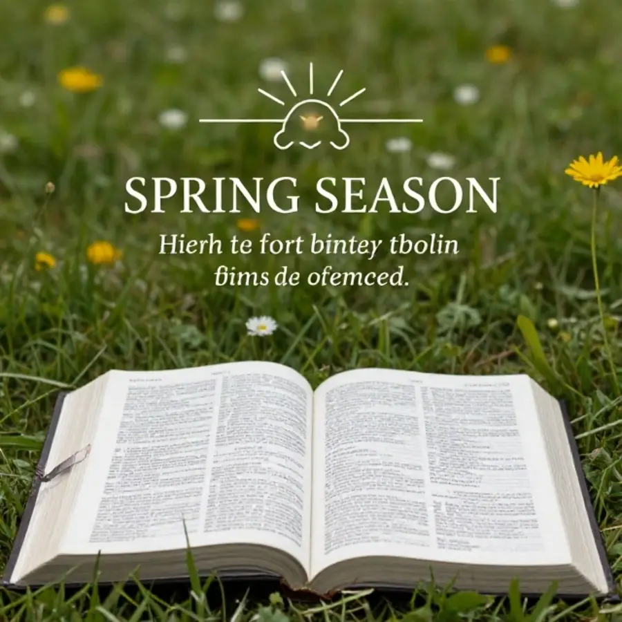 bible verses for spring season